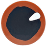 Tile, Round 2 x 2 with Bottom Stud Holder with Eye with Black Pupil and White Teardrop Shaped Glint Pattern