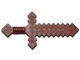 Minifigure, Weapon Sword Pixelated (Minecraft)