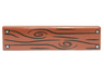 Tile 1 x 4 with Wood Grain and 4 Nails Pattern