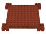 Brick, Modified 12 x 12 Base with Peg at Each Corner