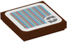 Tile 2 x 2 with Super Mario Scanner Code 2 Arrows Cycle Pattern (Sticker) - Set 71401