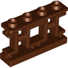 Fence 1 x 4 x 2 Ornamental Asian Lattice with Square and 4 Studs