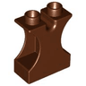 Duplo, Brick 1 x 2 x 2 with Side Cutouts and Channel in Top