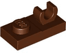 Plate, Modified 1 x 2 with Open O Clip on Top
