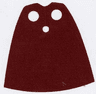 Minifigure Cape Cloth, Standard - Traditional Starched Fabric - 4.0cm Height