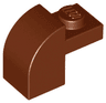Slope, Curved 2 x 1 x 1 1/3 with Recessed Stud