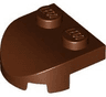Brick, Round 2 x 2 x 2/3 Half Circle Extended with 2 Studs and Curved Top