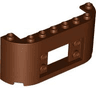 Panel 2 x 8 x 3 with 2 x 2 Cutout with 2 Studs on Each Side