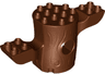 Duplo, Plant Tree Trunk 4 x 10 x 4 with Open Back and 2 Large Branches