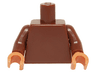 Torso Plain / Reddish Brown Arms / Nougat Hands