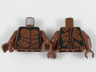Torso Reddish Brown Bark Plates and Dark Green Underneath Pattern / Reddish Brown Arms / Reddish Brown Hands