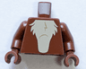 Torso Tan Chest Fur Pattern / Reddish Brown Arms / Reddish Brown Hands