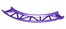 Train, Track Roller Coaster Curve, 90 degrees
