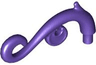 Plant Stem, Curved with Bar, Thorns, and Swirls