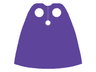 Minifigure Cape Cloth, Standard - Traditional Starched Fabric - 4.0cm Height