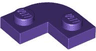 Plate, Round Corner 2 x 2 with 1 x 1 Cutout