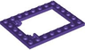 Plate, Modified 6 x 8 Trap Door Frame Horizontal (Long Pin Holders)