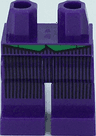 Hips and Legs with Black Pinstripes, Green Vest Tails Pattern (Joker)