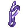 Minifigure, Weapon Whip Bent with Snake Head and Pin Hole