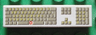 Tile 1 x 4 with Dark Gray Computer Keyboard Pattern