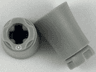 Plant, Tree Palm Trunk - Short Connector, Axle Hole with 4 Inside Prongs