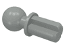 Technic, Axle  1L with Tow Ball