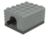 Electric, Motor 9V 5 x 4 x 2 1/3 with Black Axle and Dark Gray Base