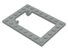 Plate, Modified 6 x 8 Trap Door Frame Horizontal
