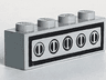 Brick 1 x 4 with Homemaker Stove Switch Pattern