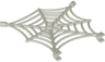 Spider Web Flat with Hollow Stud, Bar Ends, and Clips
