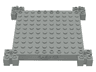 Brick, Modified 12 x 12 Base with Peg at Each Corner
