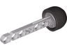 Projectile Arrow, Liftarm Shaft with Solid Black Rubber End