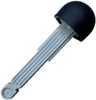 Projectile Arrow, Solid Shaft with Black Rubber End