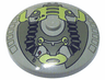 Dish 4 x 4 Inverted (Radar) with Solid Stud with Life on Mars (LoM) Hoses and Machinery Pattern