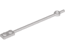 Bar  12L with 1 x 2 Plate End Solid Studs and 1 x 1 Round Plate End