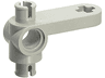 Technic, Steering Arm with 2 Pin 1/4, Pin Hole, and Axle Hole