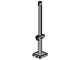 Boat, Mast 2 x 2 x 9 2/3 Bar with Slot on Top and 2 Finger Hinge on Two Sides