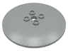 Dish 6 x 6 Inverted (Radar) - Hollow Studs