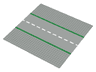 Baseplate, Road 32 x 32 9-Stud Straight with Road Pattern