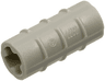 Technic, Axle Connector 2L (Ridged with + Hole + Orientation)