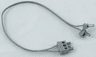Electric, Wire 12V / 4.5V, 24 Studs Long with 2 Connector, 1-Way Male Squared and 1 Connector, 2-Way Male Squared Narrow Long with Center Post