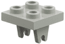 Plate, Modified 2 x 2 with Wheel Holder Bottom