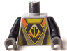 Torso Space UFO Triangular Insignia Pattern / Black Arms / Dark Gray Hands