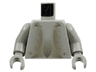 Torso Harry Potter Peeves Pattern / Light Gray Arms / Light Gray Hands