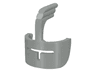 Minifigure, Visor Castle with Grille and Feather