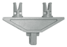 Hinge 1 x 4 Triangle with Two Pins, Locking 1 Finger