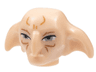 Minifigure, Head, Modified Kreacher with Dark Orange Contour Lines, Light Bluish Gray Eyes Pattern