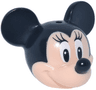 Minifigure, Head, Modified Mouse with Molded Black Top and Ears and Printed Nose, White Eyes Looking Right with Eyelashes Pattern (Minnie)