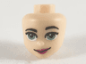 Mini Doll, Head Friends with Sand Green Eyes, Magenta Lips and Smirk Pattern