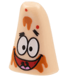 Minifigure, Head, Modified Patrick with Dark Orange Ice Cream Splotches Pattern